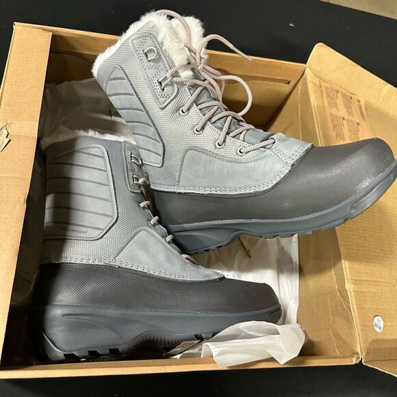 The North Face Shellista IV Mid Waterproof Boots Meld Grey 8.5 - Picture 3 of 6